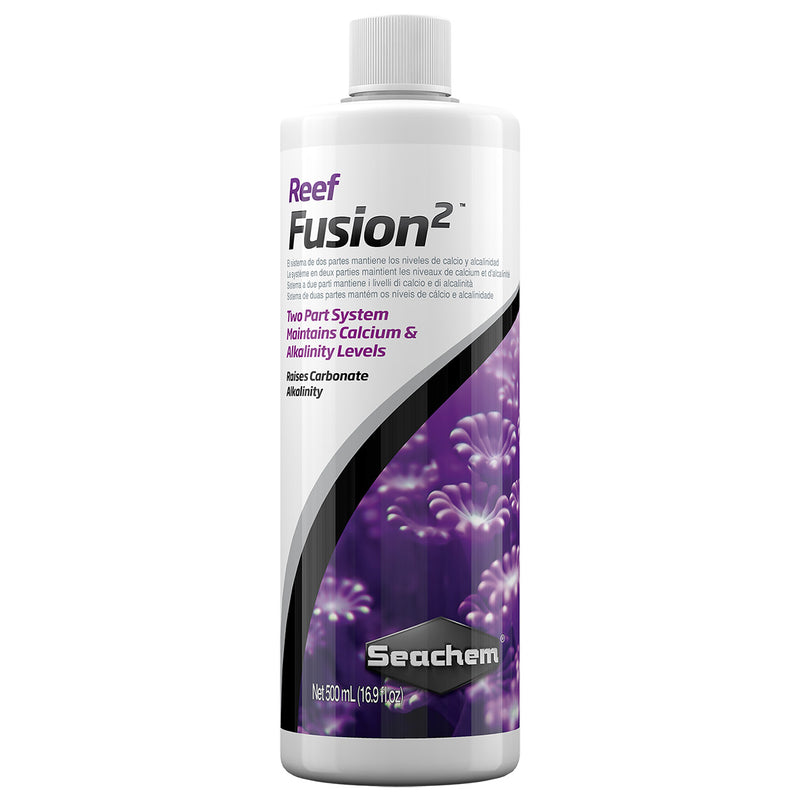 Seachem Reef Fusion 2 (Part 2) - 500ml ~ Two Part System ~ Raises Calcium