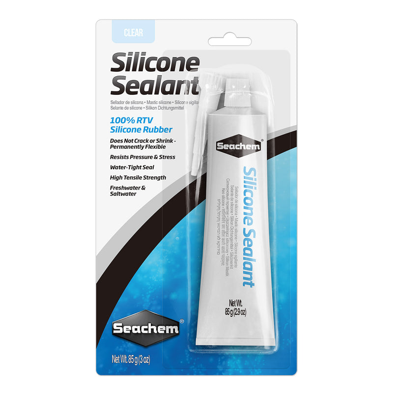 Seachem Silicone Sealant - 85g - Clear - Won't Crack or Shrink