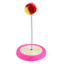 Sisal Spring Pom Cat Toy Stand - 9"