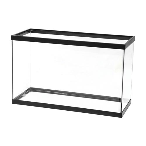 Aqueon Standard Aquarium - Black Frame - 29 gal - Clear Silicone _ Does Not Ship