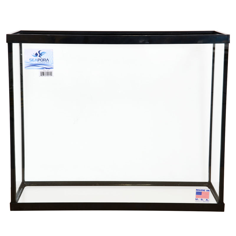 Standard Aquarium - Extra High - 37 gal - Seapora - Black silicone