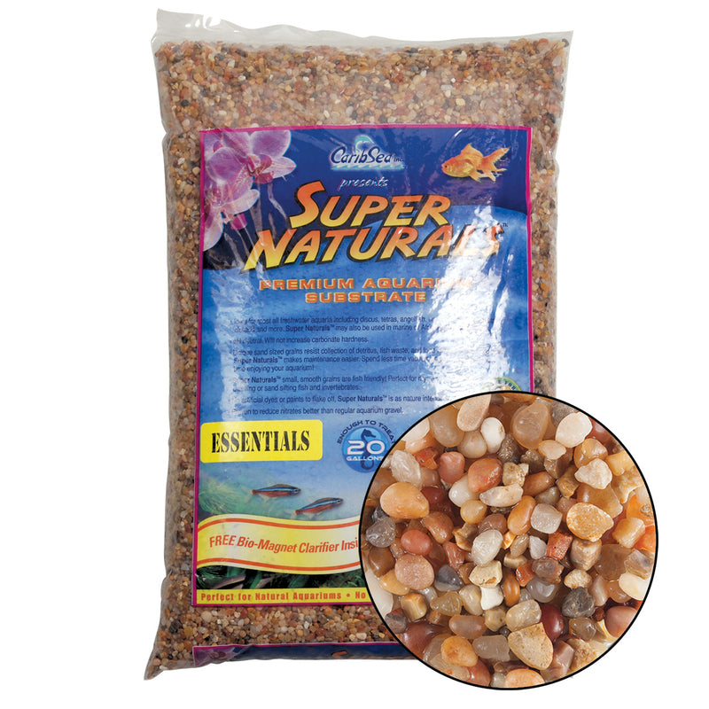 CaribSea Super Naturals - GemStone Creek - 20 lb - Aquarium Substrate