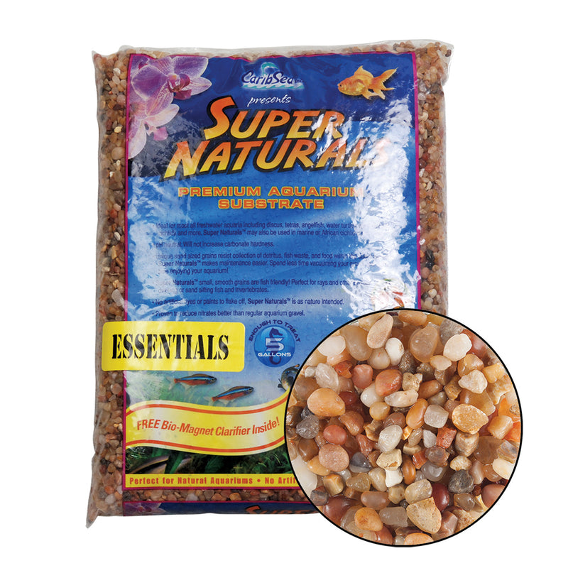 CaribSea Super Naturals - GemStone Creek - 5 lb - Aquarium Substrate