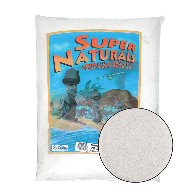 CaribSea Super Naturals Moonlight Sand 20lb - Aquarium Substrate