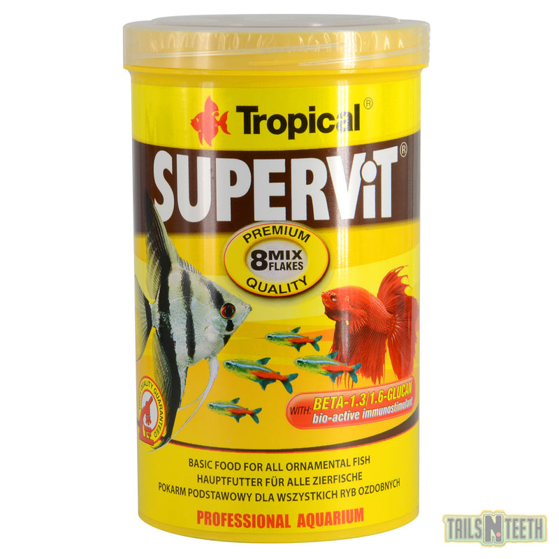 Tropical SuperVit Flakes 200g - Premium Flake Food for All Ornamental Fish