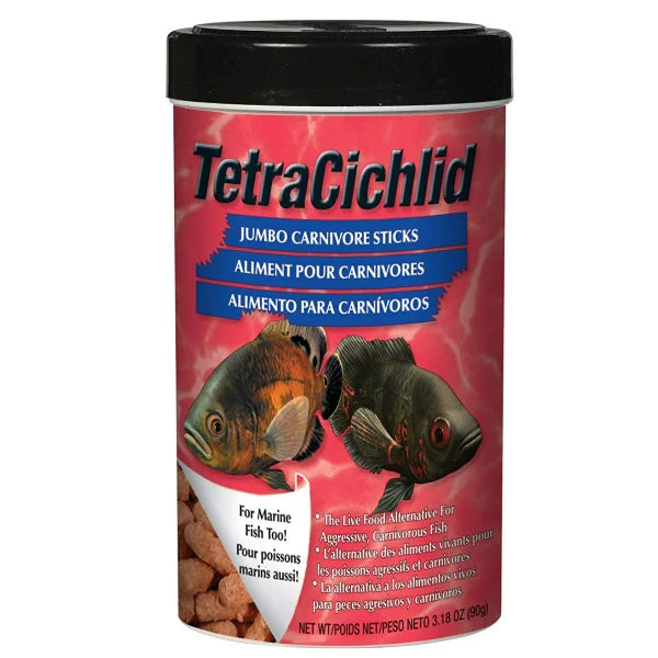 Tetra Cichlid Jumbo Sticks 3.18 oz/90g