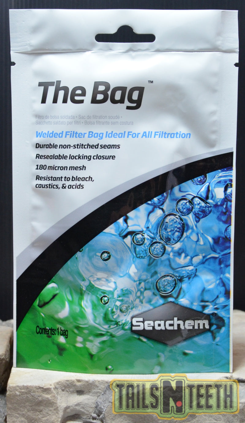 Seachem "The Bag" - Welded Filter Bag - 180 Micron Mesh - Non-Stitch Seams