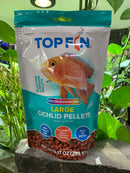 Top Fin Cichlid Color Enhancing Large Pellets Fish Food 9.17 oz.  (259.97g) "ONE TIME DEAL"