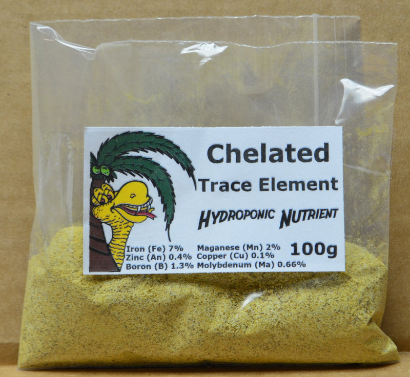 Hydroponic Nutrient - Chelated Trace Element 100g - Iron, Zinc, Copper, More...