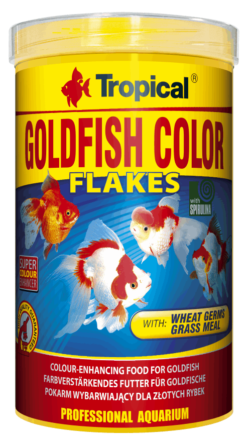 Tropical GoldFish Colour Flakes 20g - Colour Enhancing Food For All Goldfish