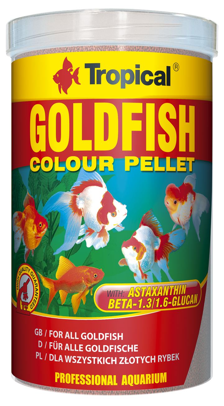 Tropical Goldfish Floating Colour Pellet 360g - for All Goldfish