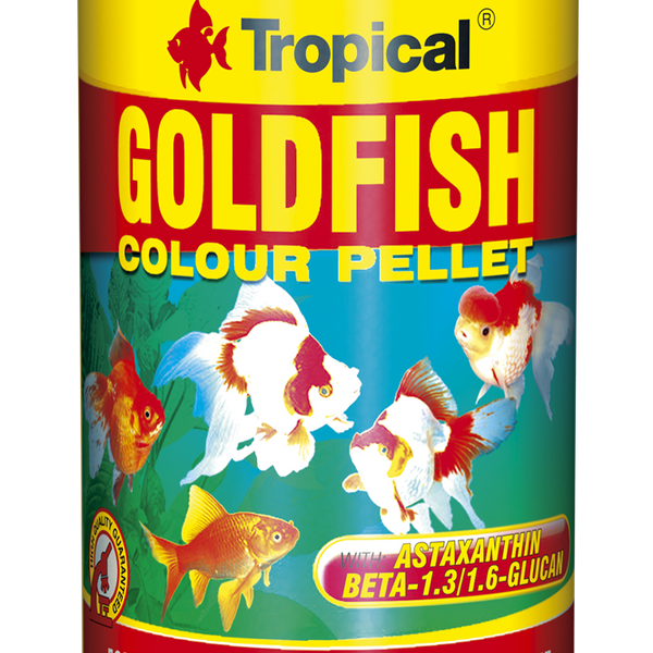 Tropical goldfish color clearance flakes