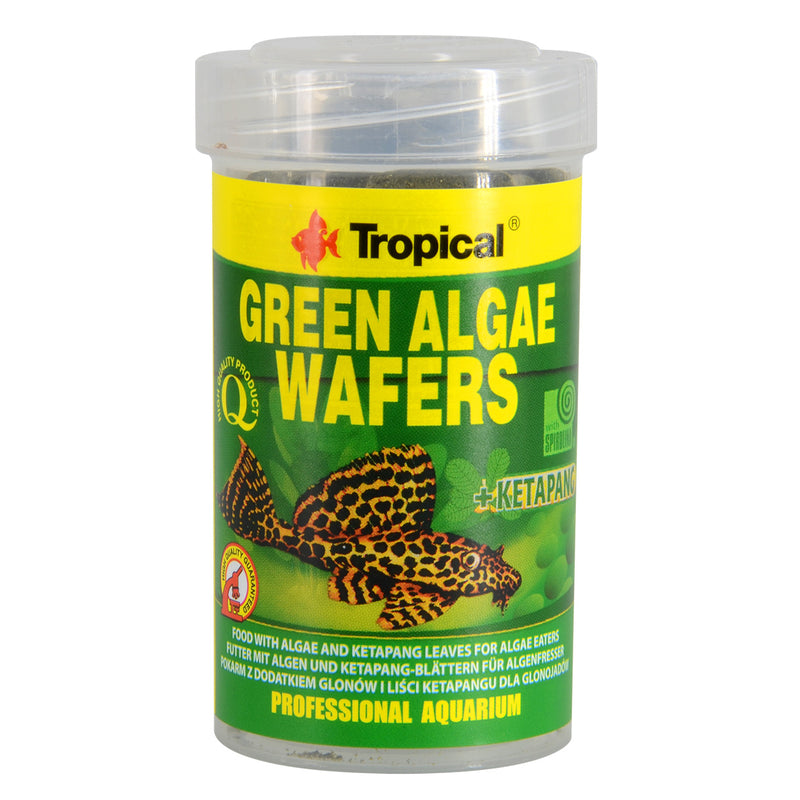 Tropical Green Algae Wafers - 45g - With Spirulina