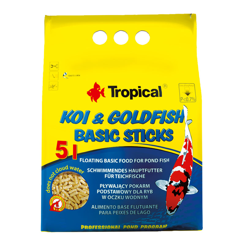 Tropical Koi & Goldfish Basic Pond Sticks - 400 g