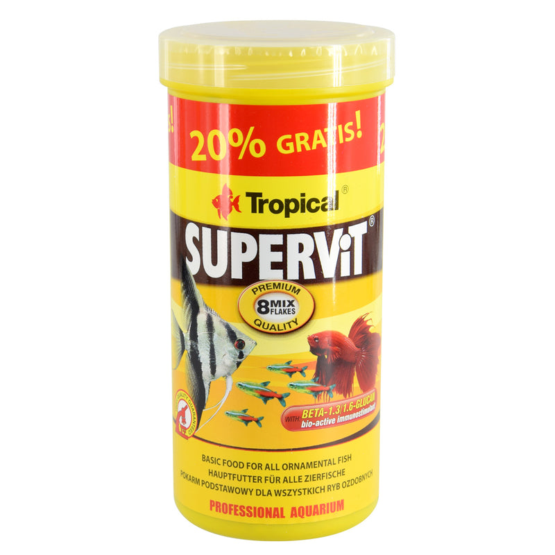 Tropical Supervit Flakes Bonus Pack - 120 g