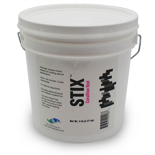 Two Little Fishies STIX Coralline Red Aquascaping Cement 5lb