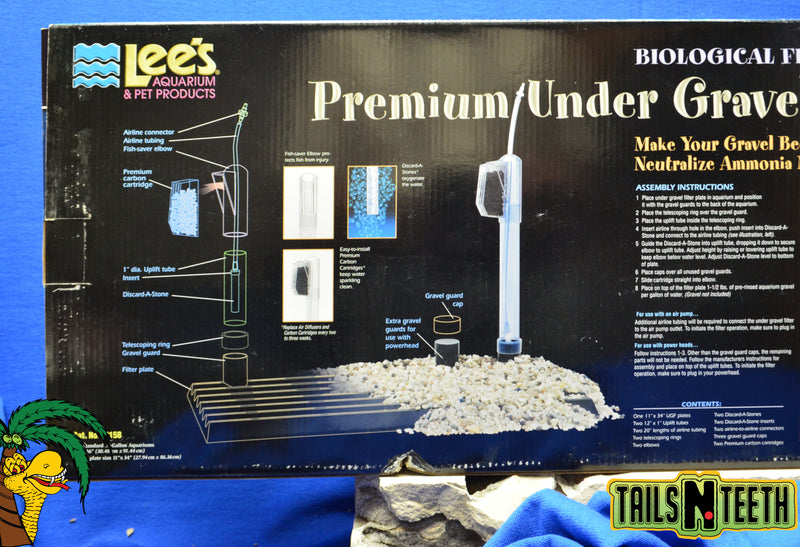 Lee's Premium Under Gravel Filter for 30 Gal Aquariums - 12" x 36"