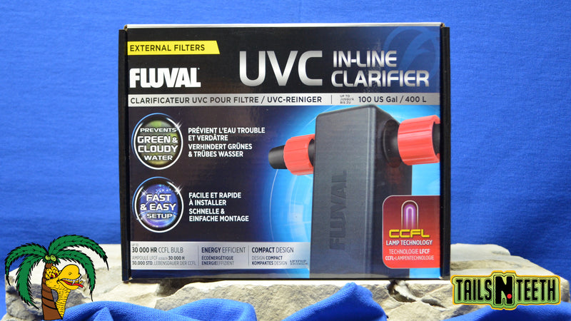 Fluval UVC Inline Clarifier for External Filters - Fluval 106-406/107-407 !NEW!