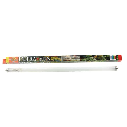 ZOO MED™ 6,500K Ultra Sun T8 Fluorescent Lamp - 18 W - 24"