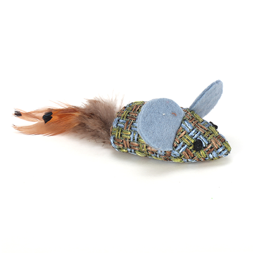 WARE FEATHER MOUSE CAT TOY