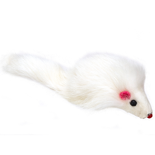 WARE FLUFFY FUR MOUSE CAT TOY