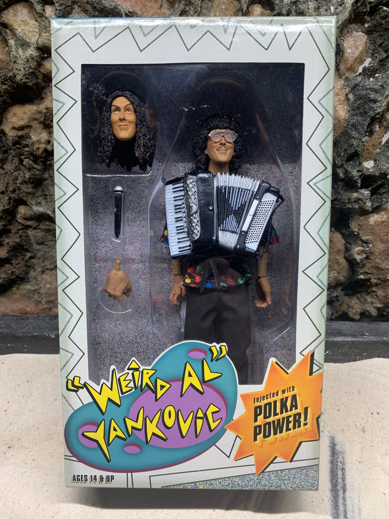 "WEIRD AL" YANKOVIC 8-INCH CLOTHED ACTION FIGURE "POLKA POWER" NECA 2015 NEW NIB