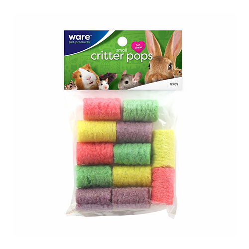 Ware Critter Pops - Small 12pcs  - Wholesome Rice Pops