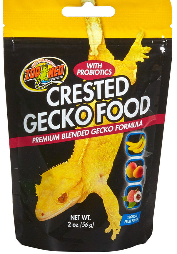 Zoo Med Premium Blended Crested Gecko Food - Tropical Fruit Formula 56g