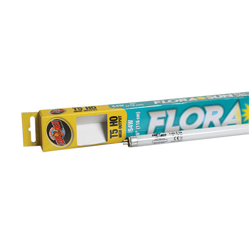 ZOO MED 5,000K Flora Sun T5-HO Fluorescent Lamp - 54 W - 46"