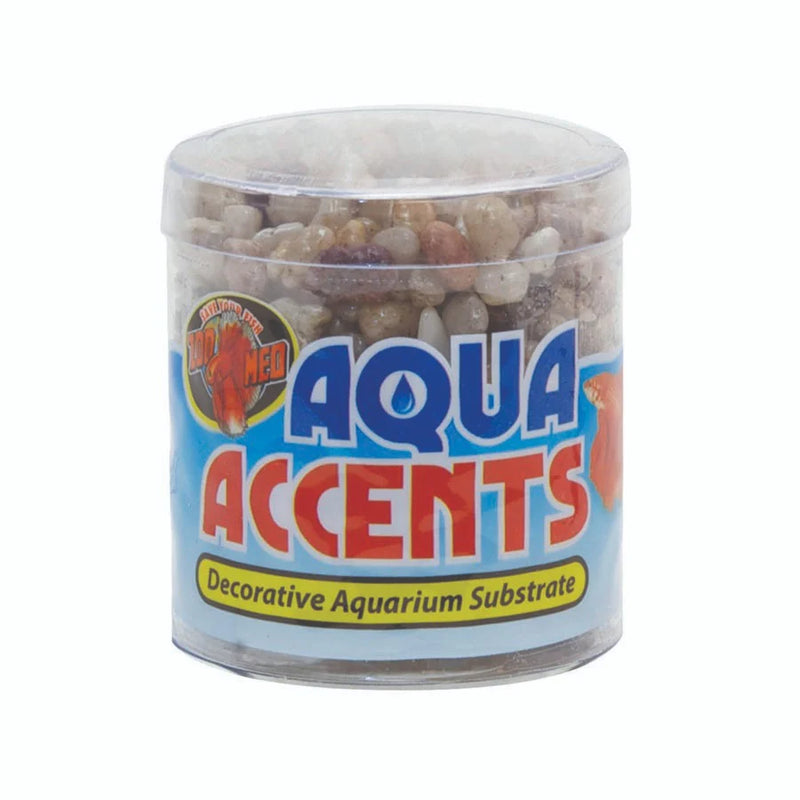 ZOO MED AQUA ACCENTS LIGHT RIVER PEBBLES 0.5 LB