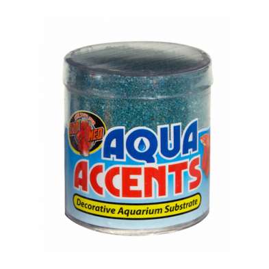 ZOO MED AQUA ACCENTS TERMINATOR TEAL SAND 0.5 LB