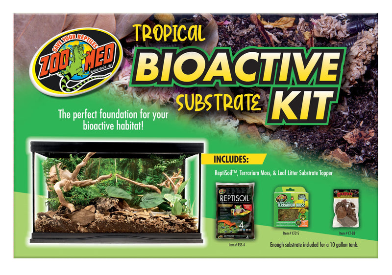 ZOO MED TROPICAL BIOACTIVE SUBSTRATE KIT