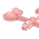 Zeus Duo Cross Bones - Chicken Scent - Coral - 15 cm (6 in)