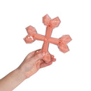 Zeus Duo Cross Bones - Chicken Scent - Coral - 15 cm (6 in)