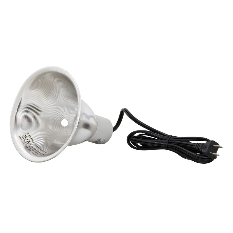 Zilla Reflector Dome - Light & Heat - Silver 5.5" (14cm) - Fits up to 60 Watt Bulbs