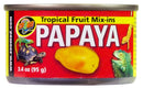 Zoo Med Tropical Fruit Mix-Ins - Papaya - 95g (3.4oz) - Fresh Canned Fruits In Sauce