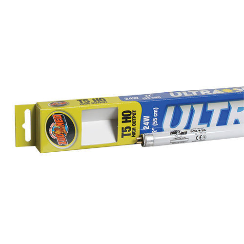 Zoo Med 6,500K Ultra Sun T5-HO Fluorescent Lamp - 24 W - 22"