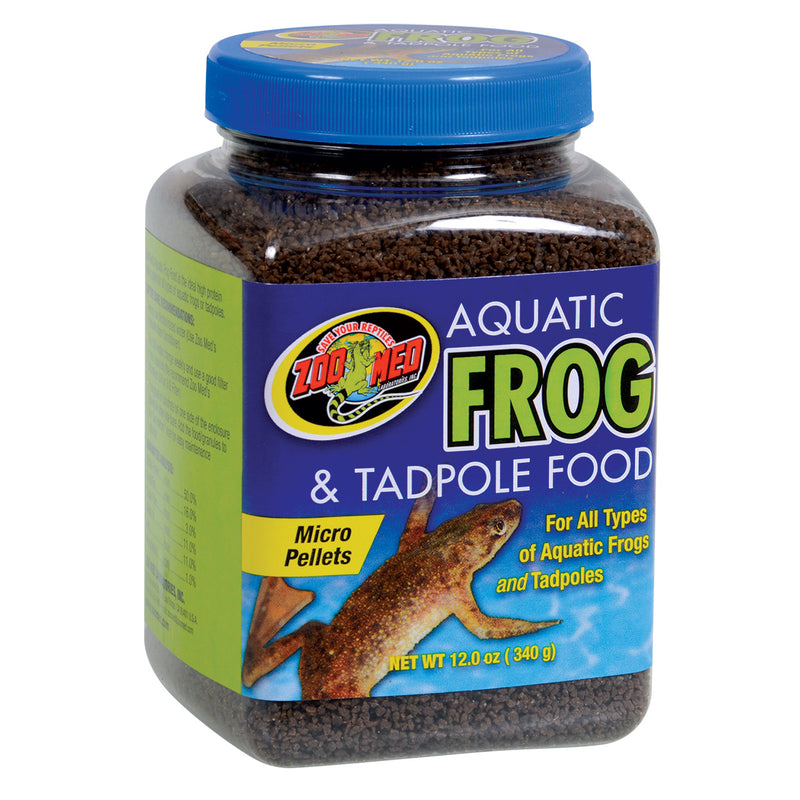 Zoo Med Aquatic Frog & Tadpole Food 340g (12oz) - Micro Pellets