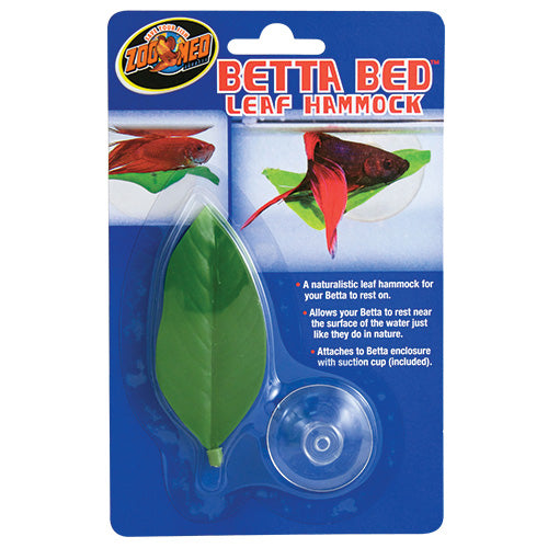 Zoo Med Betta Bed Leaf Hammock - A Natural Resting Spot for Your Betta