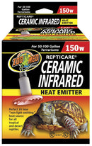 Zoo Med ReptiCare Ceramic Infrared Heat Emitter 150w - Non-Light Heating Source CE-150