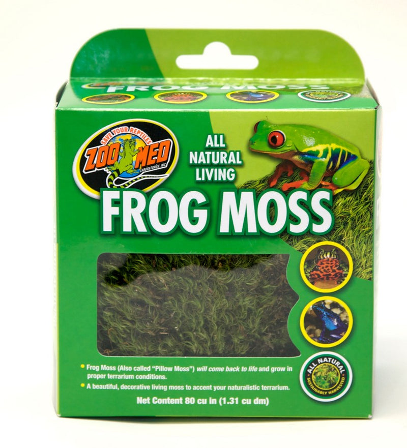 Zoo Med Frog Moss (Pillow Moss) - 80cu.in. - All Natural Living