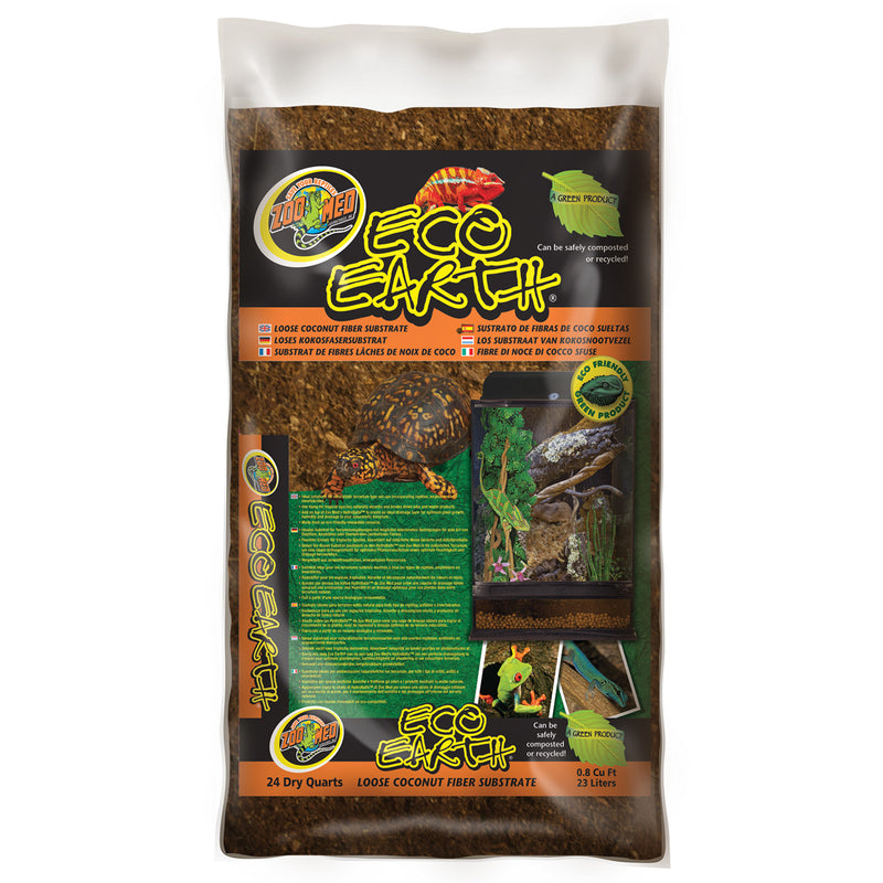 Zoo Med Eco Earth - 24 qt/23L Bag - Loose Coconut Fiber Substrate