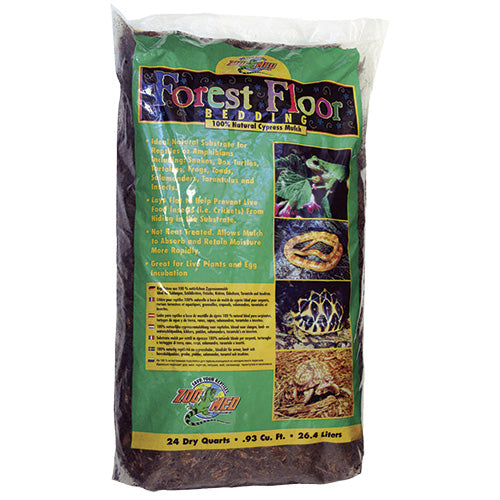 Zoo Med Forest Floor™ Reptile Bedding - 8 Quart - 100% Natural Cyprus Mulch