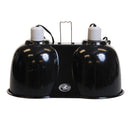 Zoo Med Combo Deep Dome Dual Lamp Fixture - For Lamps Up To 160w (Each Socket)