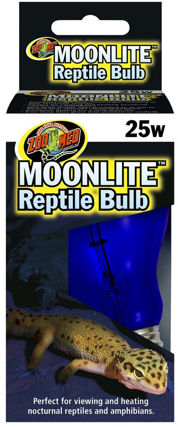 Zoo Med Moonlite Reptile Bulb - 25w - Simulates Night Time Moonlight