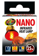 Zoo Med Nano Infrared Heat Lamp 25w - Nighttime Heat Lamp for Nano Terrariums RS-25N