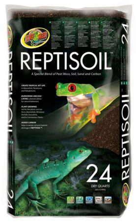 Zoo Med ReptiSoil - 24 qt/26.4L Bag - Special Blend of Peat Moss, Soil, Sand & Carbon