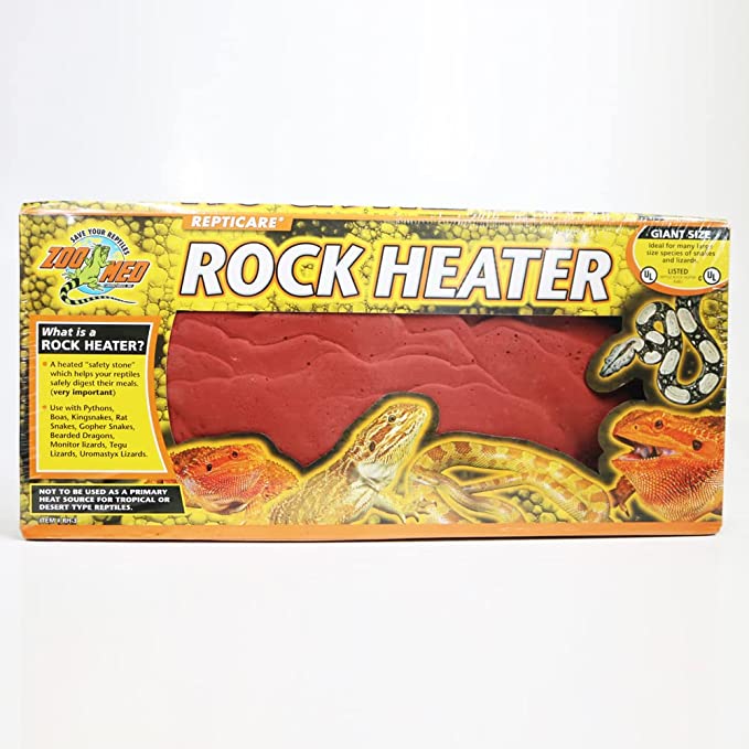 Zoo Med ReptiCare Terrarium Rock Heater for Giant Sized Snakes & Lizards