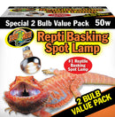 Zoo Med Repti Basking Spot Lamp - 2x50W - 2 Bulb Value Pack