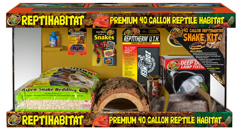 Zoo Med ReptiHabitat Snake Kit - 40 Gallon - Complete Kit